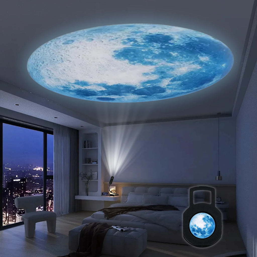 Blue Planet Moon Lamp | LED Light