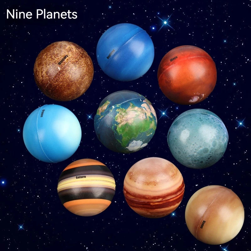 9Pcs Cosmic Planet Model Set Plastic Universe Figures | Astronomy Teaching Materials