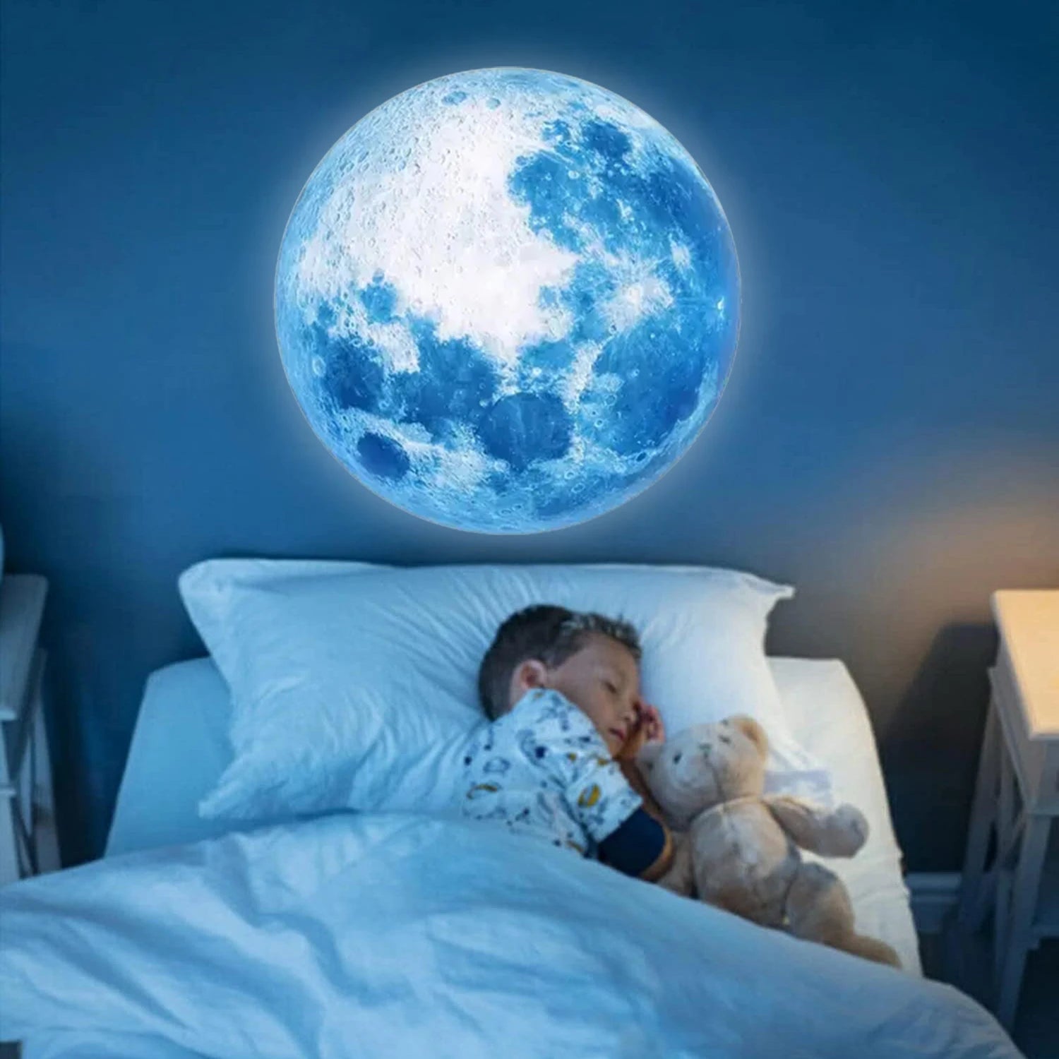 Blue Planet Moon Lamp | LED Light