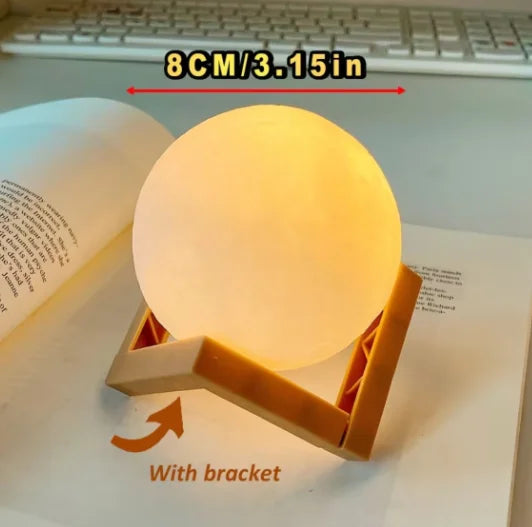 Custom Hand-Painted Moon Light 6cm Planet Night Light | DIY Creative Learning Kit