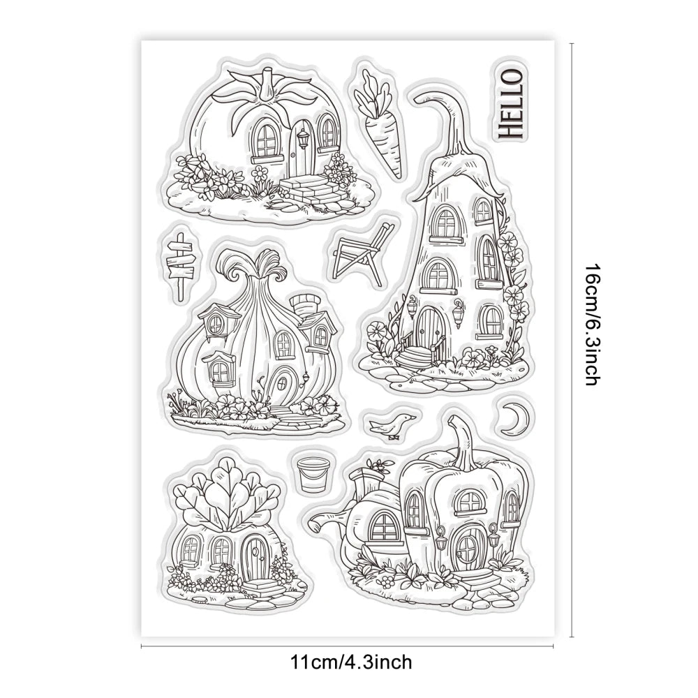 Magic Astronomy Stamps Transparent Silicone | Card Making & Scrapbooking