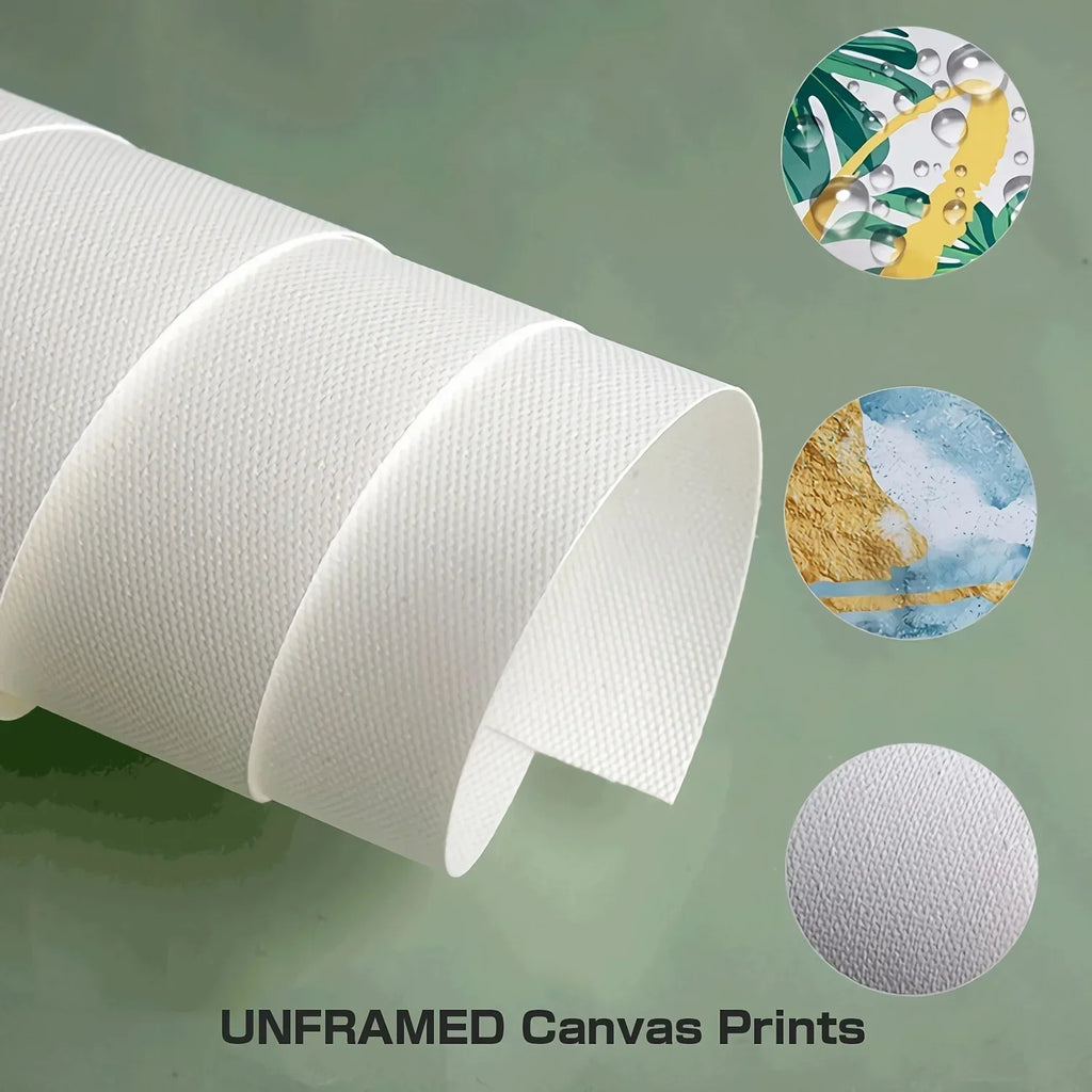 Retro Solar System Canvas Wall Art | Astronaut & Moon