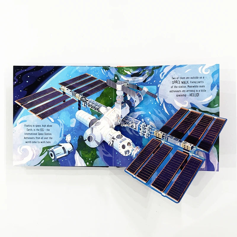Usborne Pop-Up Space Educational 3D Astronomy Book | 10 Pages of Discovery
