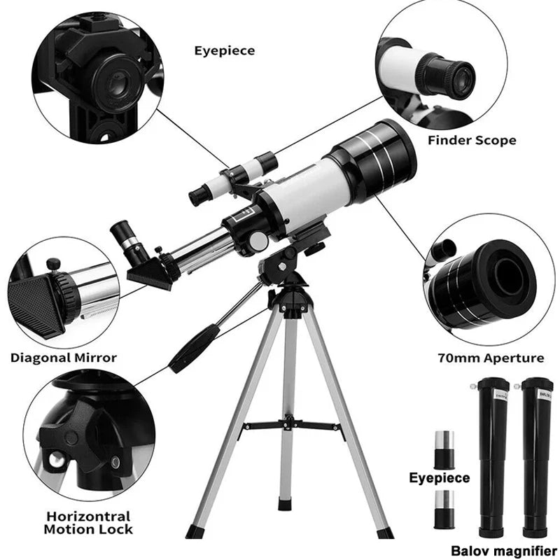 F30070 Astronomical Telescope | 150X Monocular