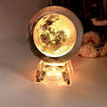 3D Laser Engraved Planet Ball Premium Crystal Glass | Desktop Decor & Photography Prop