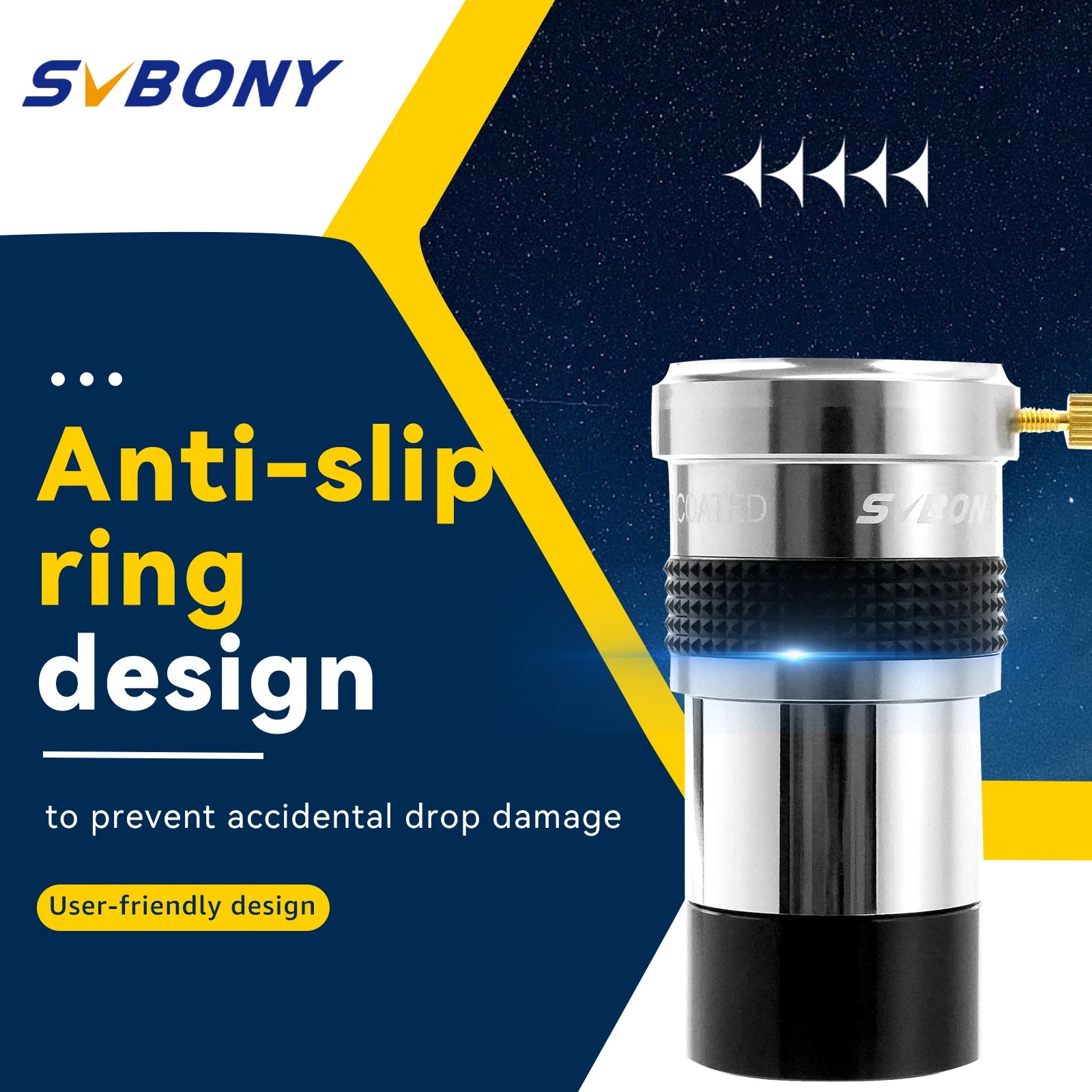 SVBONY SV137 1.25" Barlow Lens | 2X/3X Magnification