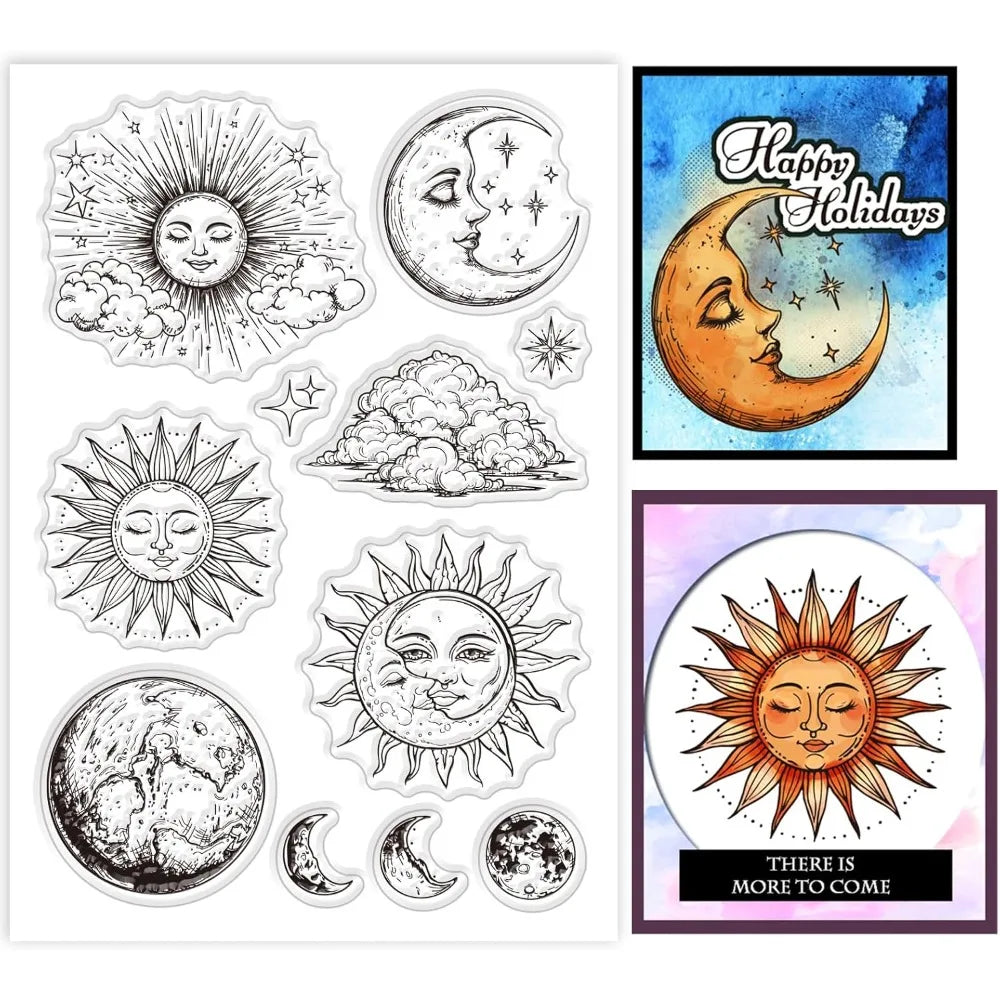 Magic Astronomy Stamps Transparent Silicone | Card Making & Scrapbooking
