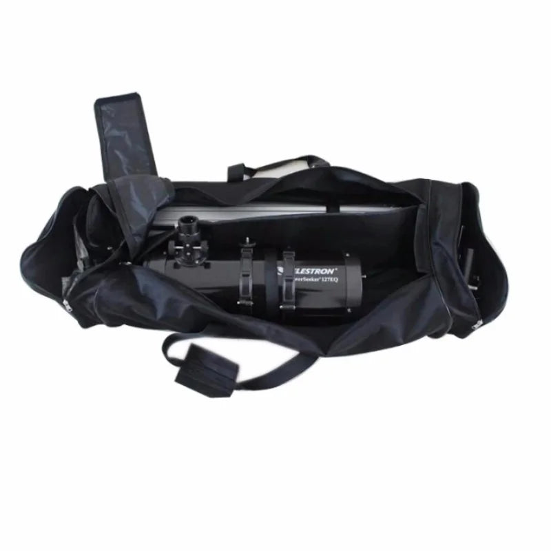 Heavy-Duty Padded Telescope Backpack | Large Capacity Canvas Transport Bag for 100cm Optical Tubes & Tripods