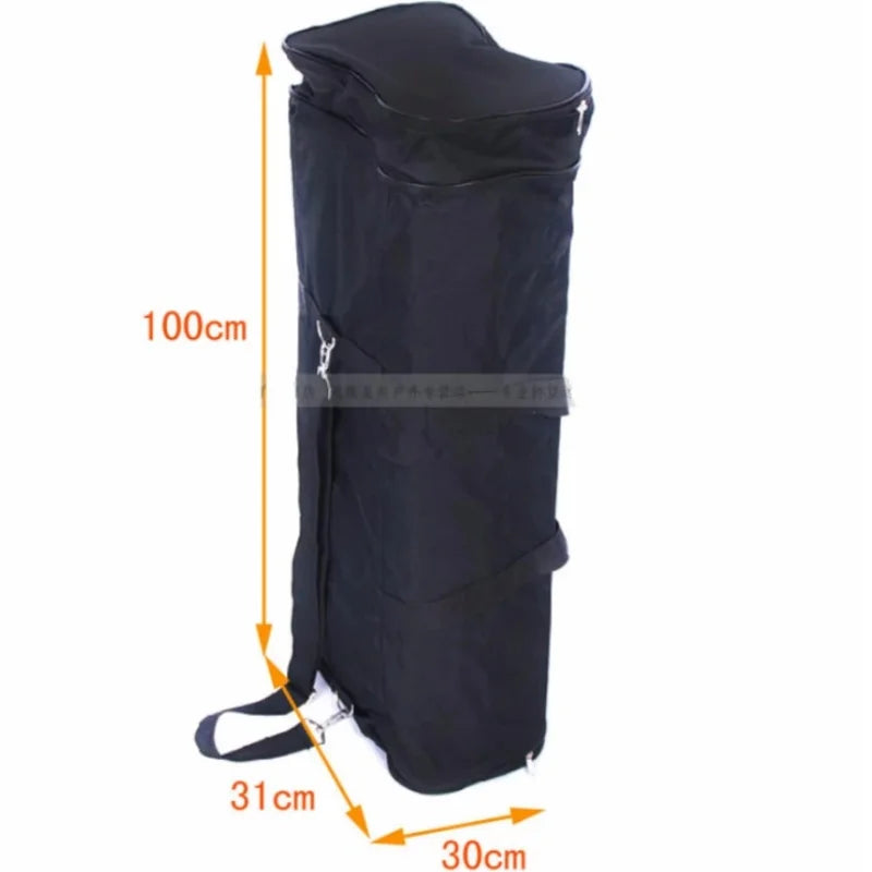 Heavy-Duty Padded Telescope Backpack | Large Capacity Canvas Transport Bag for 100cm Optical Tubes & Tripods