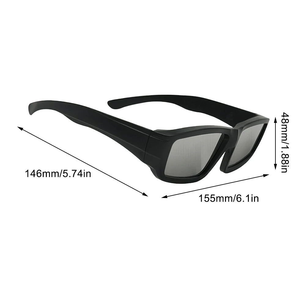 Safe Shades: Heavy-Duty Plastic Solar Eclipse Glasses for Direct Sun Viewing
