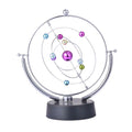 Perpetual Motion Celestial Pendulum | Silver Orbital Kinetic Desk Toy