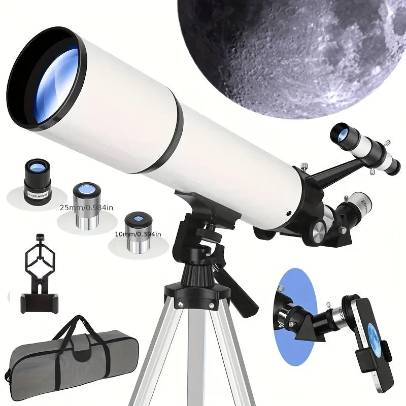 BORWOLF 80/600 |Astronomical Telescope | (180X)
