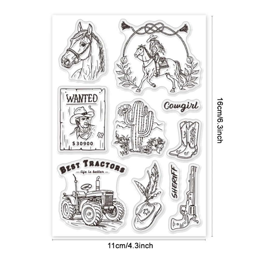 Magic Astronomy Stamps Transparent Silicone | Card Making & Scrapbooking