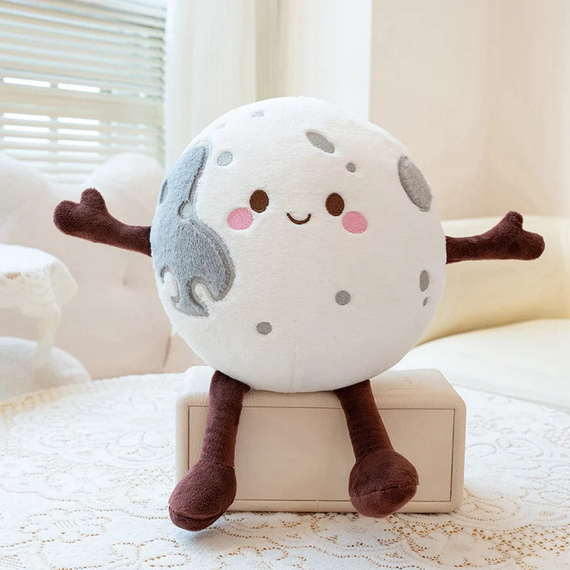 Planet Theme Cute Earth Saturn Mars Plush Toy | Soft Stuffed Hanging Pendant Cushion