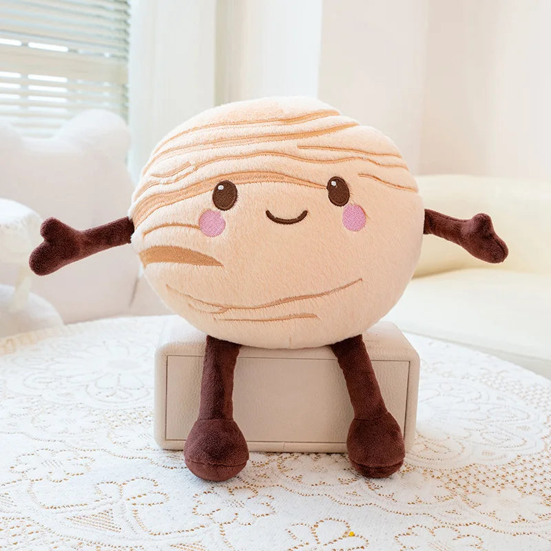 Planet Theme Cute Earth Saturn Mars Plush Toy | Soft Stuffed Hanging Pendant Cushion