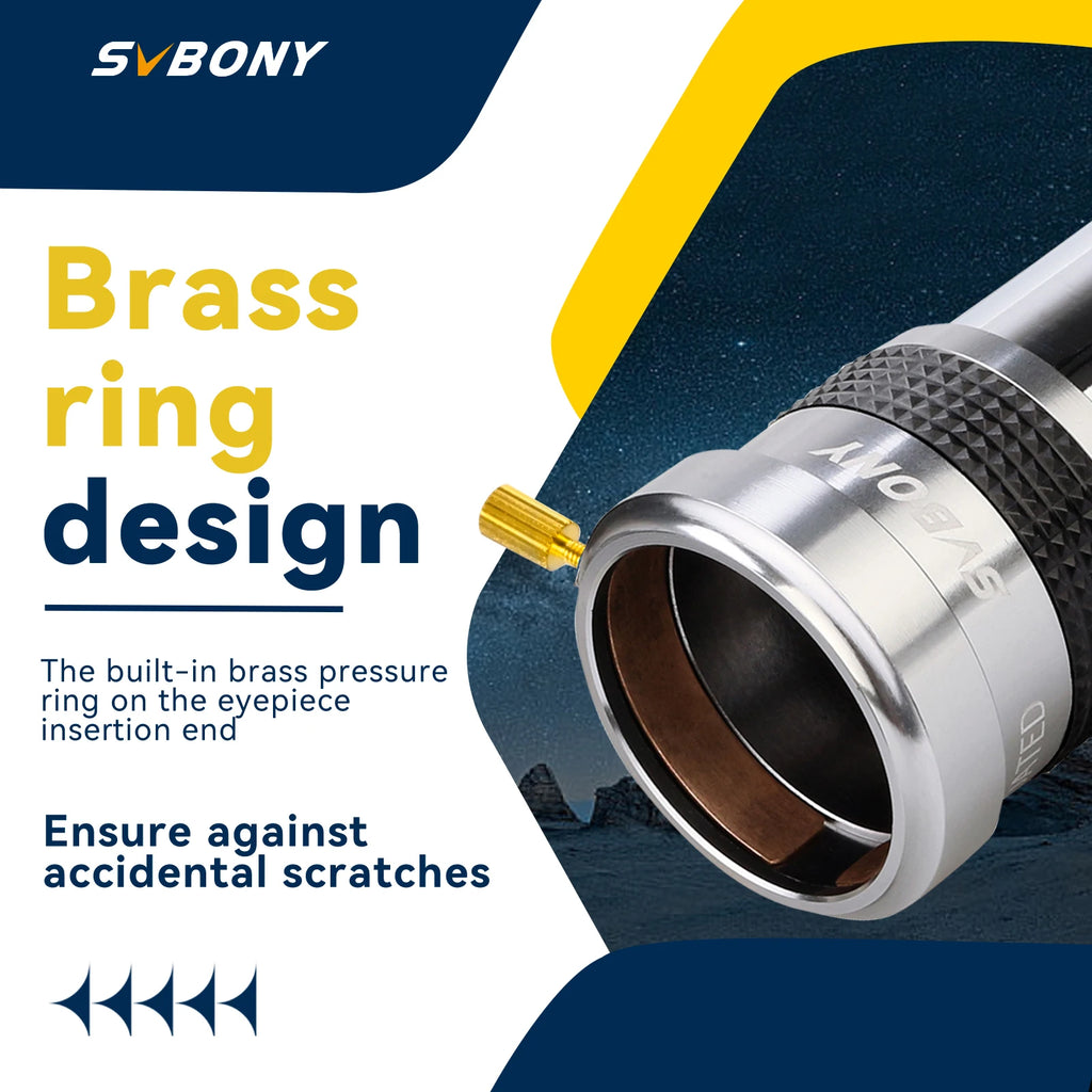 SVBONY SV137 1.25" Barlow Lens | 2X/3X Magnification