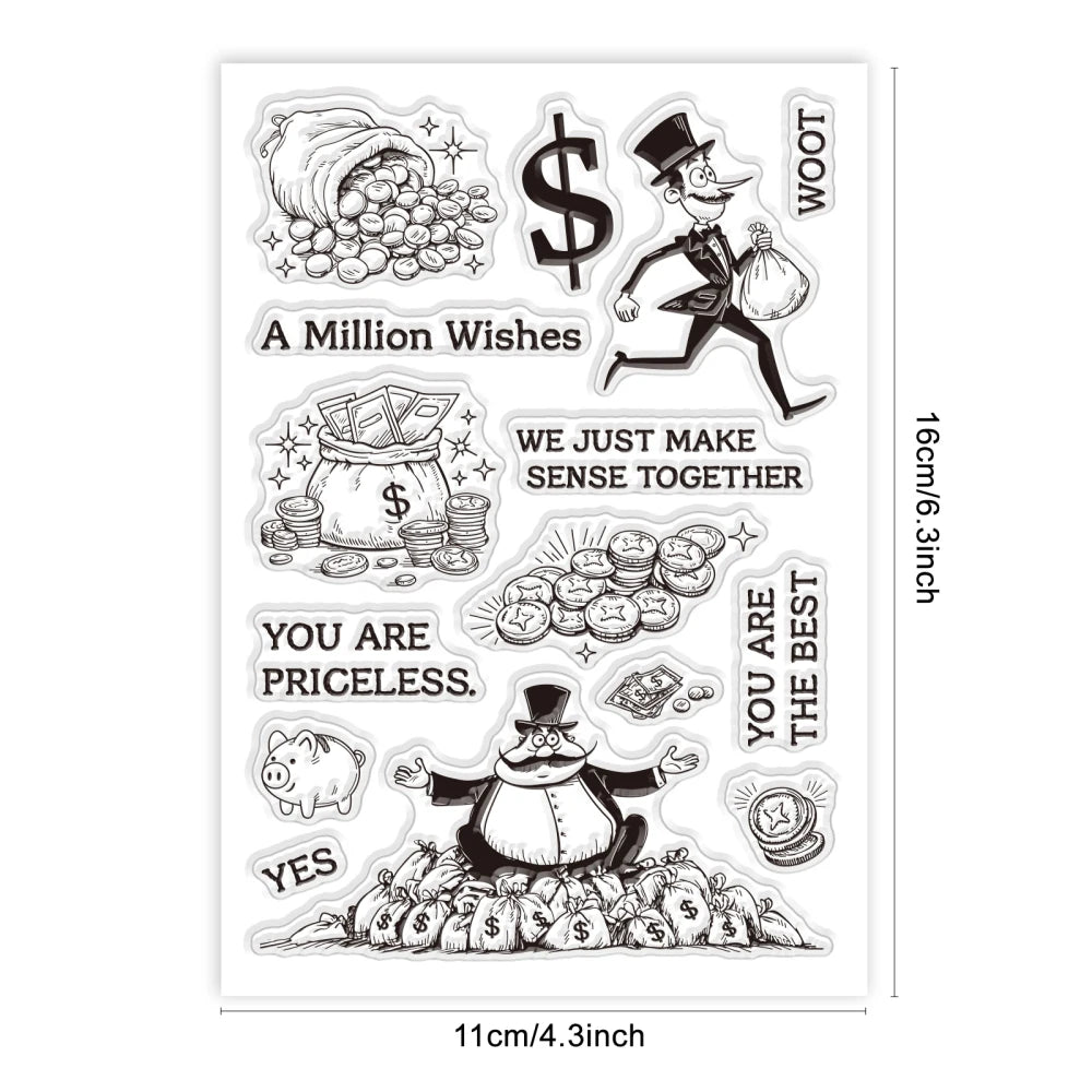 Magic Astronomy Stamps Transparent Silicone | Card Making & Scrapbooking