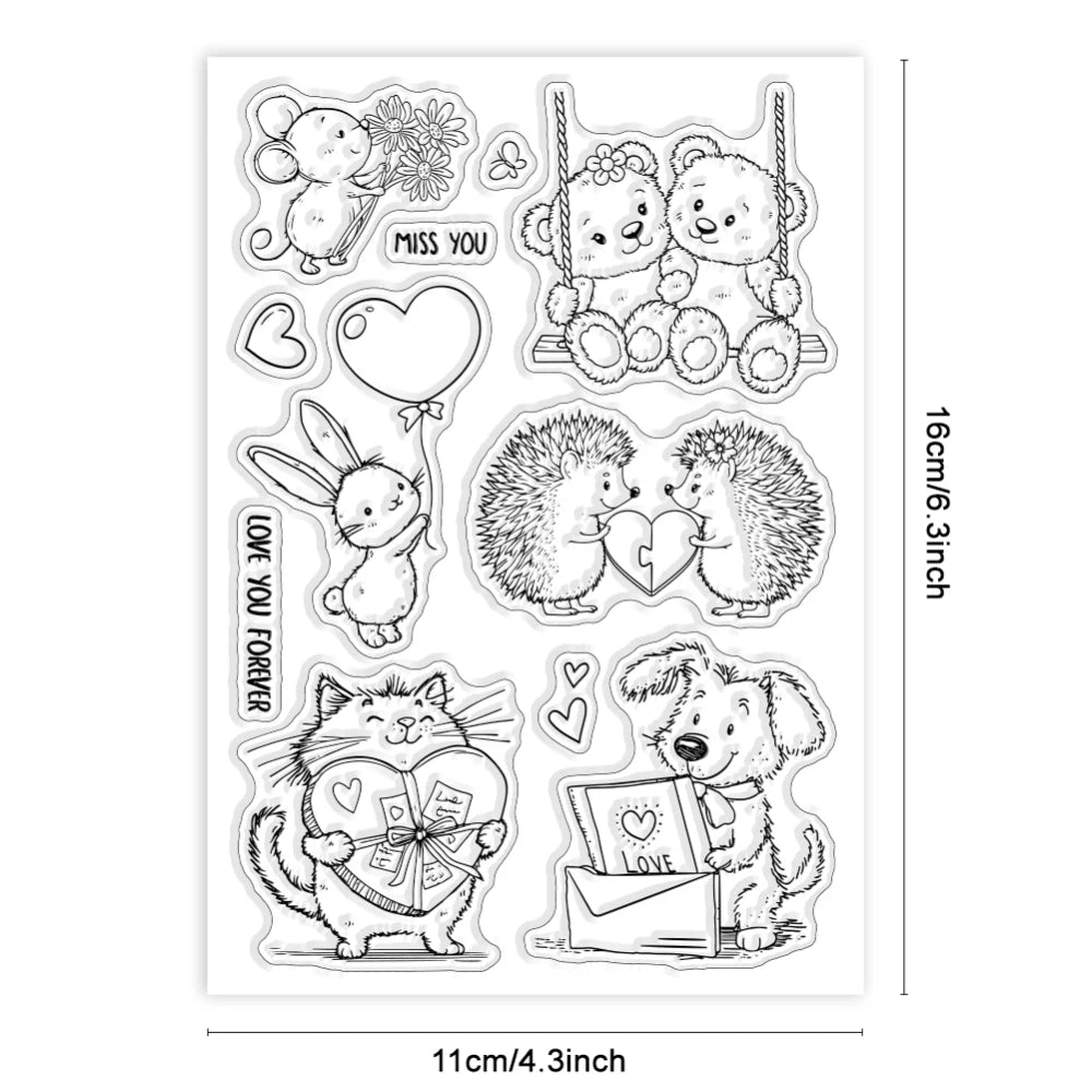 Magic Astronomy Stamps Transparent Silicone | Card Making & Scrapbooking