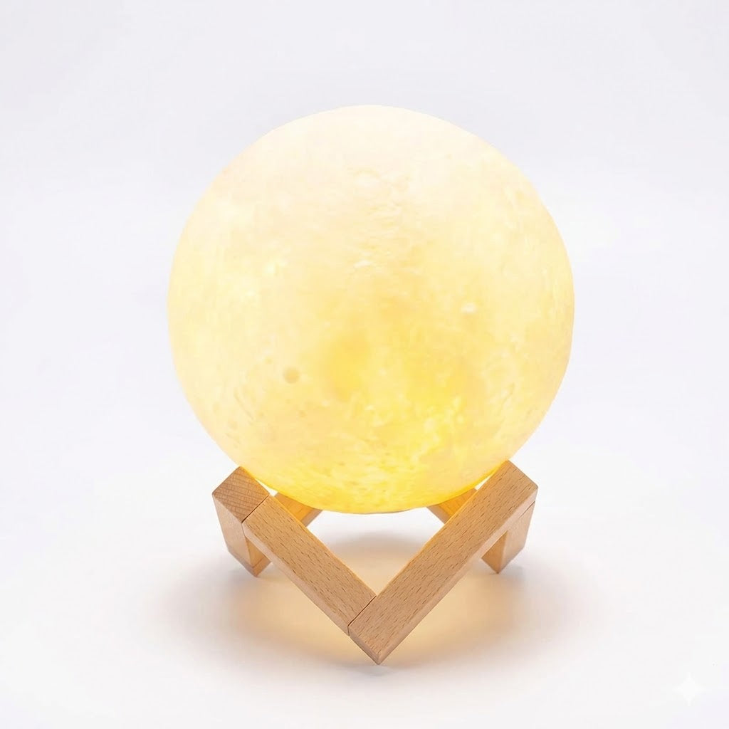 Custom Hand-Painted Moon Light 6cm Planet Night Light | DIY Creative Learning Kit