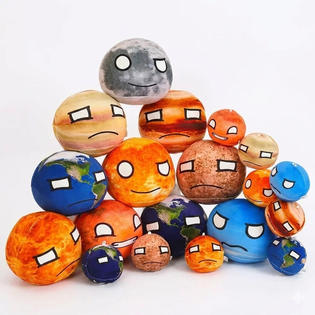 Solar System Plushie 18cm Planet Doll | Educational & Decorative Pillow
