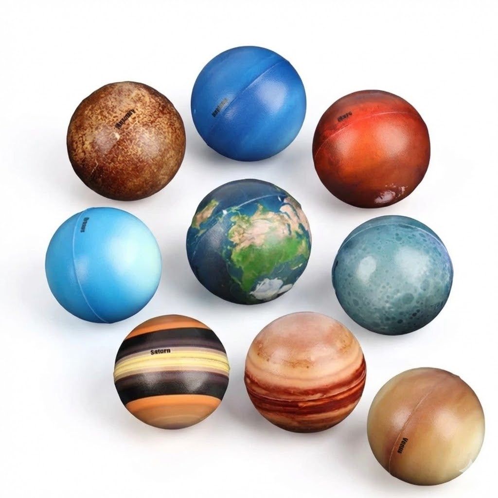 9Pcs Cosmic Planet Model Set Plastic Universe Figures | Astronomy Teaching Materials